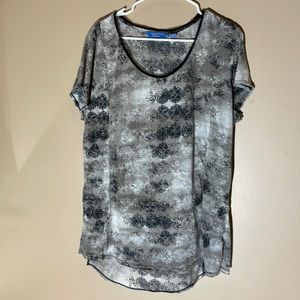 Vera Wang short sleeve womens top XL
